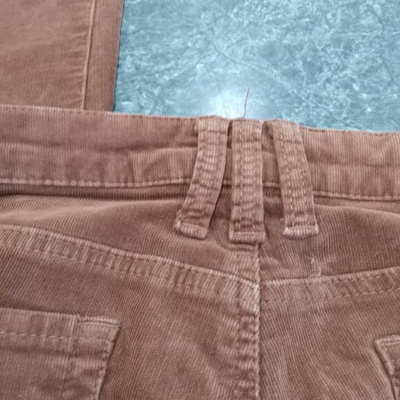 Kut From the Kloth Women's Tan Corduroy Pants Mid-Rise Straight Stretch Size 8 - Picture 9 of 16